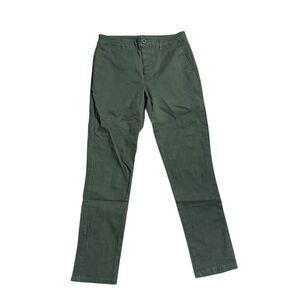 ASOS DESIGN Women’s  Tapered Chinos Olive Green Size 28x30 Casual Pants